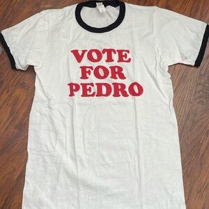 Funny Vote for Pedro shirt, size small (unisex) napoleon dynamite